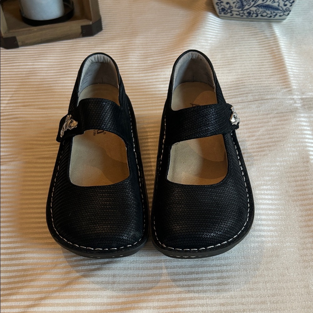 NWOT Alegria Women's Black Mary Jane - Picture 2 of 6